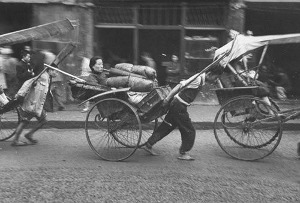 Rickshaw in Shanghai